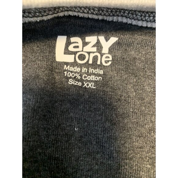 Lazy One XXL Adult Cotton Moose Print Flapjack Onesie Pajamas  Button-Up - Picture 5 of 10